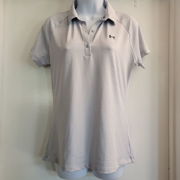 Under Armour gray collared golf shirt - Picture 1 of 4